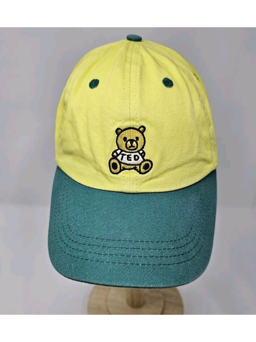 Teddy Fresh Hat H3 2017 Yellow Green Bear Logo Strapback Dad